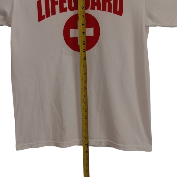 Lifeguard men's white short-sleeve graphic t-shirt size M - Picture 5 of 8